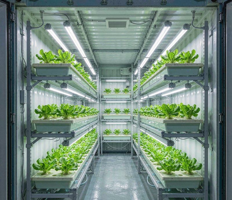 20尺集装箱水培植物工厂标准方案